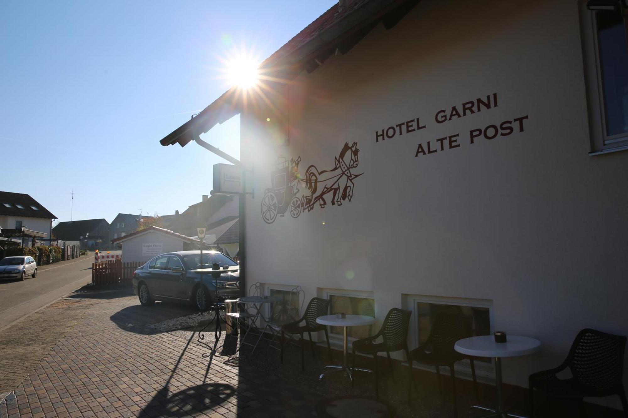 Hotel Garni Alte Post Schallbach Exterior foto