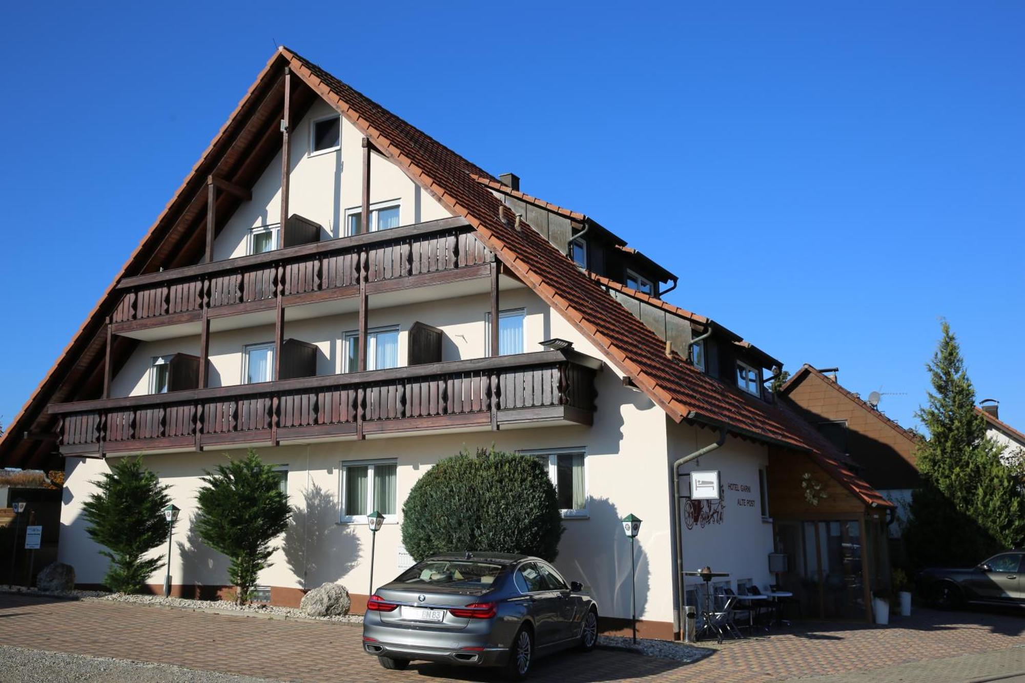 Hotel Garni Alte Post Schallbach Exterior foto